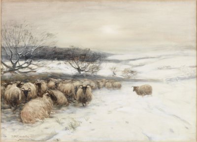 Inverno (aguarela sobre papel) de David T. Robertson