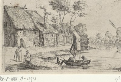 Paisagem com fazenda e água de David Teniers (II)