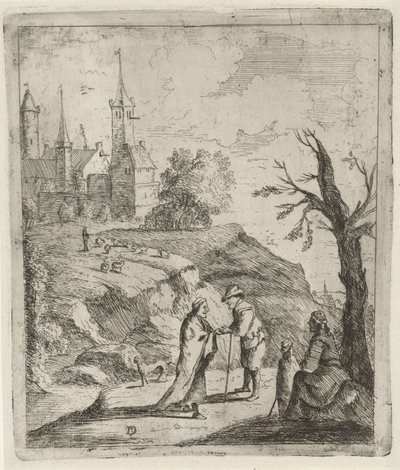 Paisagem com cartomante de David Teniers (II)