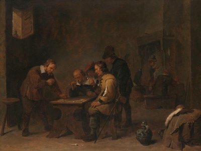 Os Jogadores
Homens a cortar em cubos numa taberna de David Teniers (II)