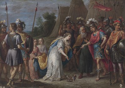 Armida antes de Godfrey de Bouillon, 16281630 de David Teniers the Younger