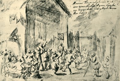 Dança country, meados do século XVII, 1943. de David Teniers the Younger