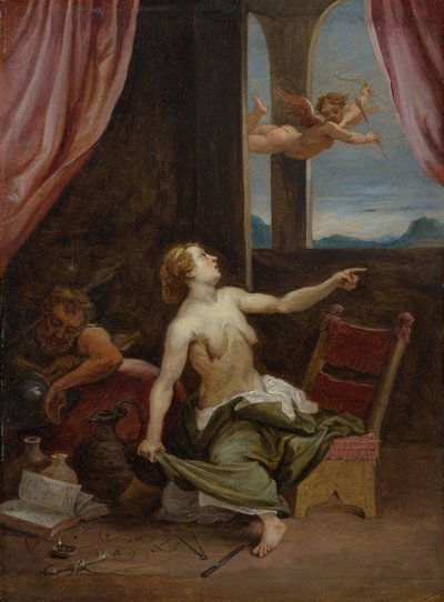 Velhice em busca da juventude, década de 1650. de David Teniers the Younger