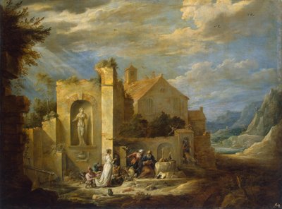 Tentação de Santo Antônio de David Teniers the Younger