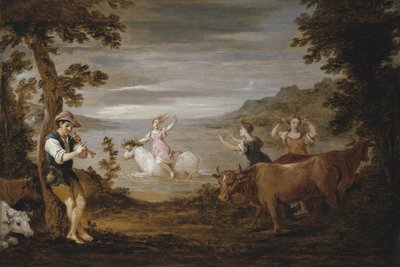 A violação da Europa de David Teniers the Younger