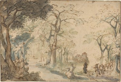 Paisagem com Eliseu Zombado de David Vinckboons