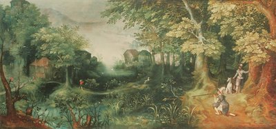 Paisagem com Caçadores de David Vinckboons
