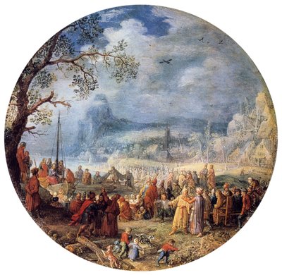 O Sermão de Cristo no lago Genezareth, 1623. de David Vinckboons