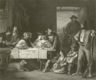 Um Conselho de Guerra da Guerrilha de David Wilkie