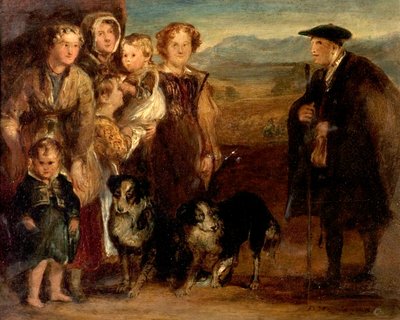 Uma família das montanhas, 1823 de David Wilkie