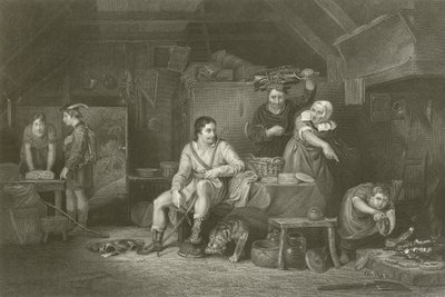 Alfred no chalé do Neatherd de David Wilkie