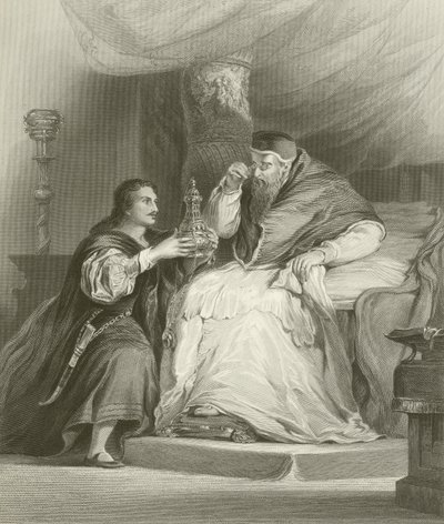 Bem vindo a Cellini e o Papa de David Wilkie