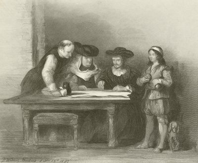 Colombo no Convento de La Rabida de David Wilkie