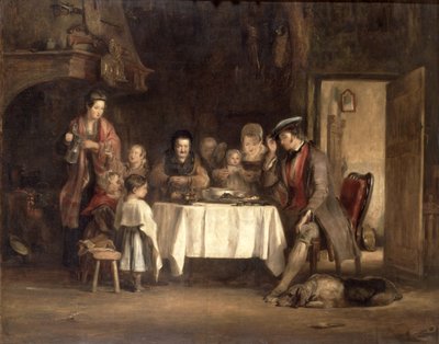 A graça antes da carne, 1839 de David Wilkie