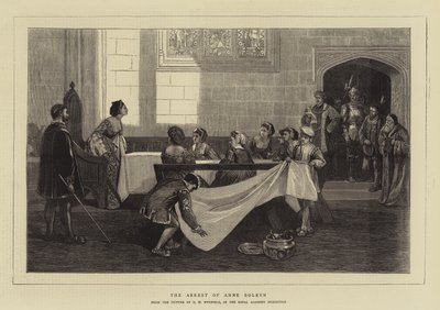 A prisão de Ana Bolena de David Wilkie