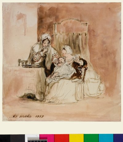 A visita da avó de David Wilkie