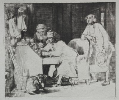 O recibo perdido, 1824. de David Wilkie