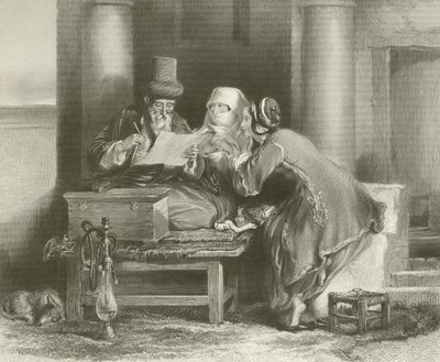 O escritor de cartas turco de David Wilkie