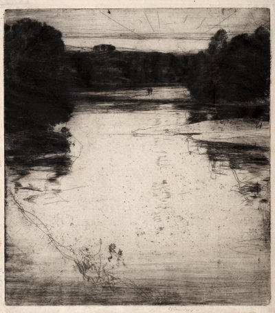 Afterglow no Findhorn de David Young Cameron