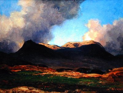 Ben Dearg (óleo sobre tela) de David Young Cameron