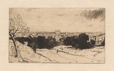 Vista distante de Winchester e St. Croix de David Young Cameron