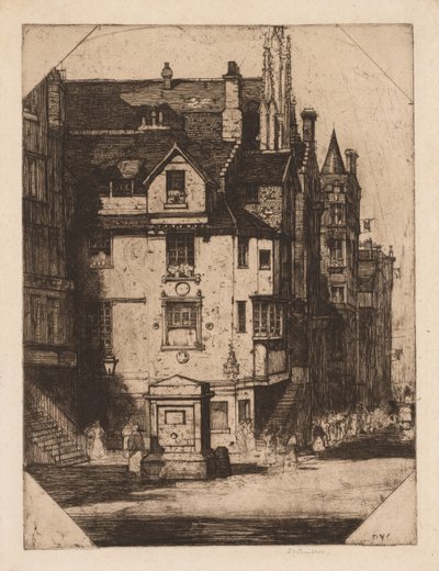 Casa de John Knoxs, 1905. de David Young Cameron