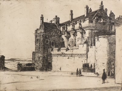 Palácio dos Stuarts (gravura) de David Young Cameron