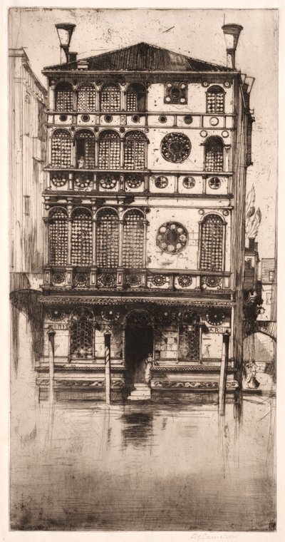 Palazzo Dario, Veneza de David Young Cameron