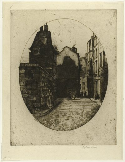 Rue Saint Julien le Pauvre, placa seis do Paris Set de David Young Cameron