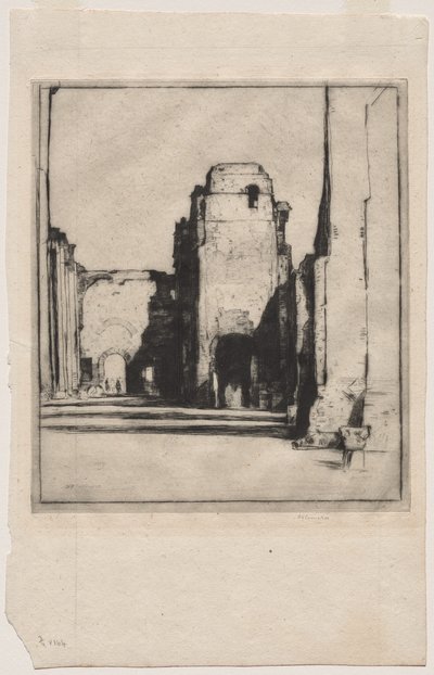 Tepidarium, Banhos de Caracalla de David Young Cameron