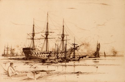 A Vingança Antiga (gravura) de David Young Cameron
