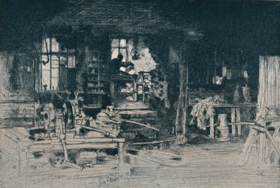 A oficina, Stirling, 1905. de David Young Cameron