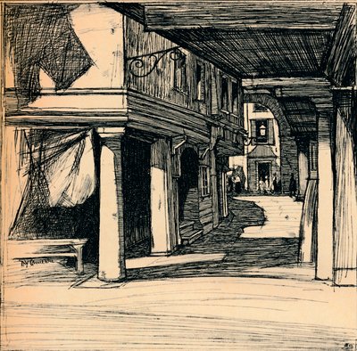 Venetian Street, 1900 de David Young Cameron