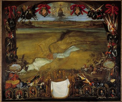 Valenciennes sitiado pelas tropas francesas comandadas por Henri de La Tour d