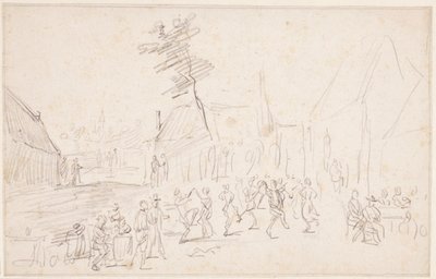 Um casamento camponês de David Teniers the Younger