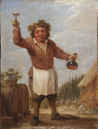 Uma alegoria das quatro estações: outono de David Teniers the Younger