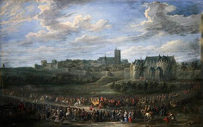 Entrada de uma princesa em Bruxelas (óleo sobre tela) de David Teniers the Younger