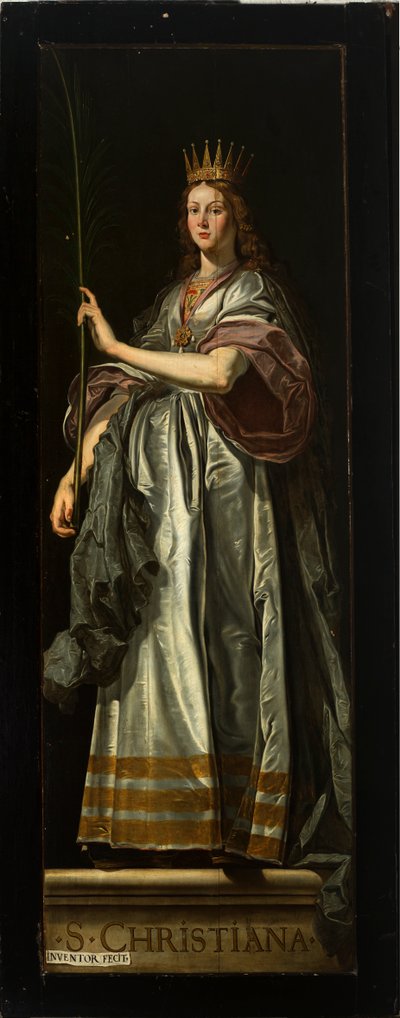 Igreja Matriz (Igreja Paroquial de Nossa Senhora). Interior. quadro. tríptico. David Teniers, o Velho. Extremidade traseira. Christiana. de David Teniers the Younger
