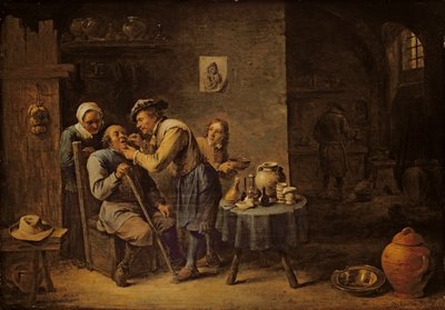 O dentista de David the Younger Teniers