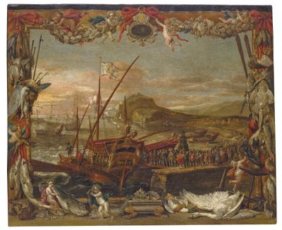 O embarque de Dom Juan da Áustria de David Teniers the Younger