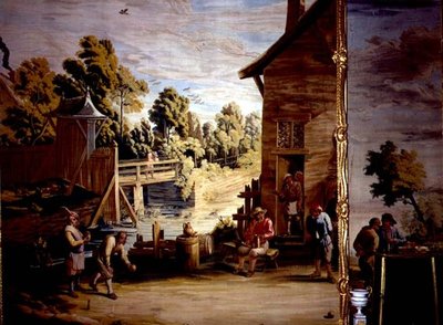 O jogo das bacias de David Teniers the Younger