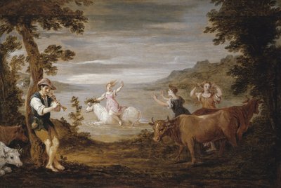 A violação da Europa, 1654-56 de David Teniers the Younger