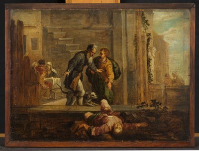 Tobit e o Israelita Morto (depois de Domenico Fetti) de David Teniers the Younger
