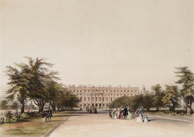 Frente Leste e Jardim da Grande Fonte de David the younger Cox