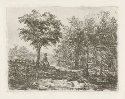 Casa de campo à beira-mar de David van der Kellen