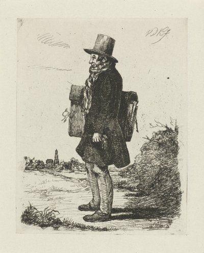 Retrato de Hermanus Jan Hendrik Rijkelijkhuizen de David van der Kellen