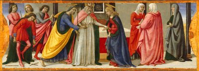 O Casamento da Virgem, ca. 1479 de Davide Ghirlandaio