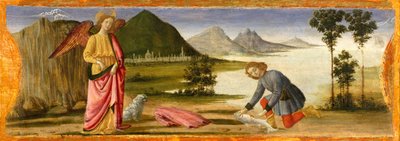 Tobias e o anjo, ca. 1479 de Davide Ghirlandaio
