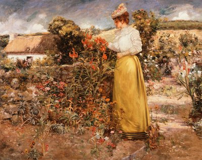 Entre as flores, Giverny de Dawson Dawson Watson