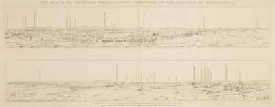 Panorama do planalto de Sebastopol de Day and Son